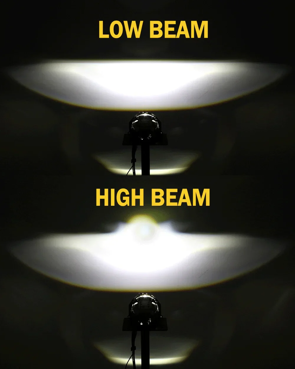🆕3 Inch 158W Ultra-Brightness & Wider Light Pattern Triple Direct Bi-LED Projector Lens Headlight K9 Series- Retrofit Cutting Installation for Car | 2PCS/Set - Image 3