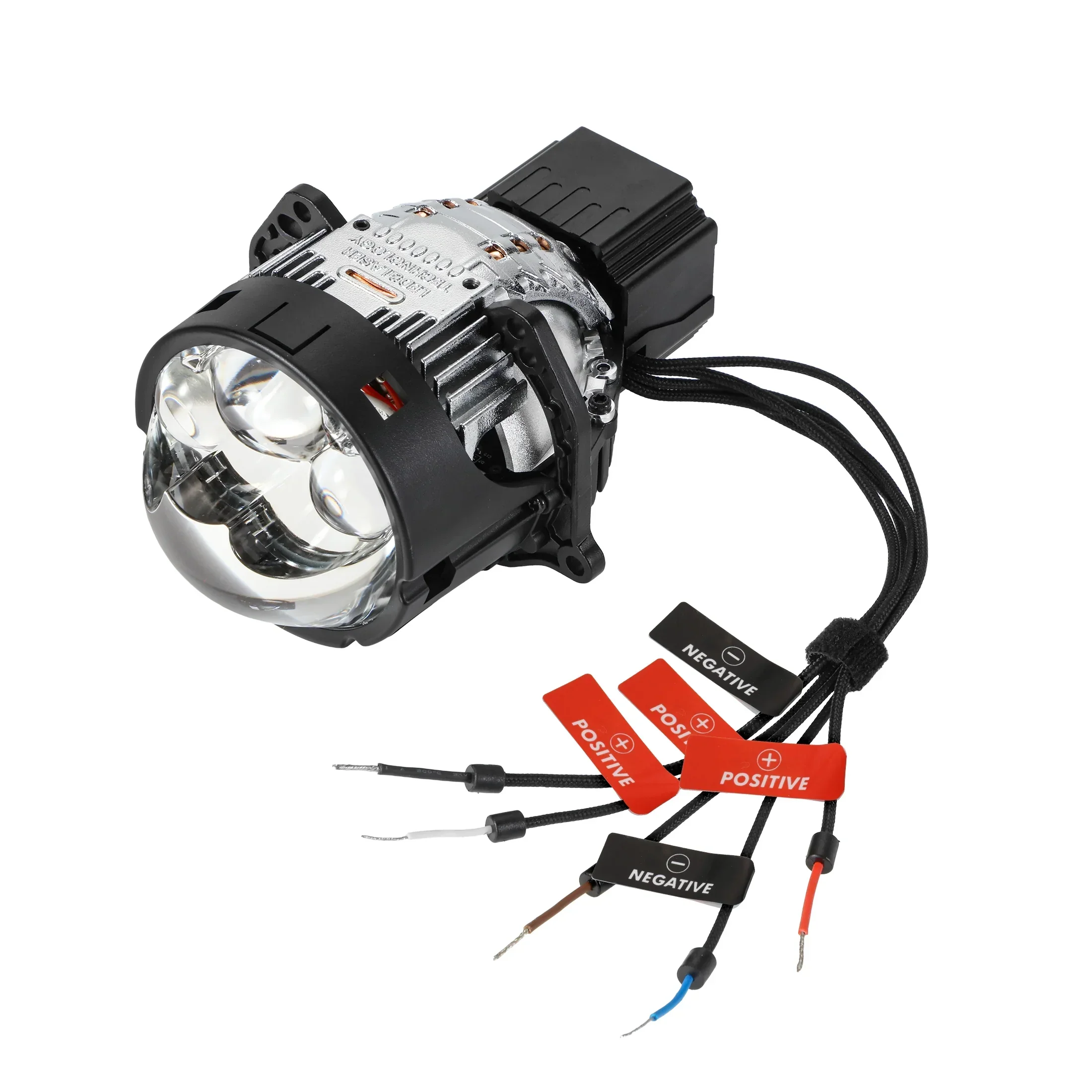🆕3 Inch 158W Ultra-Brightness & Wider Light Pattern Triple Direct Bi-LED Projector Lens Headlight K9 Series- Retrofit Cutting Installation for Car | 2PCS/Set - Image 5