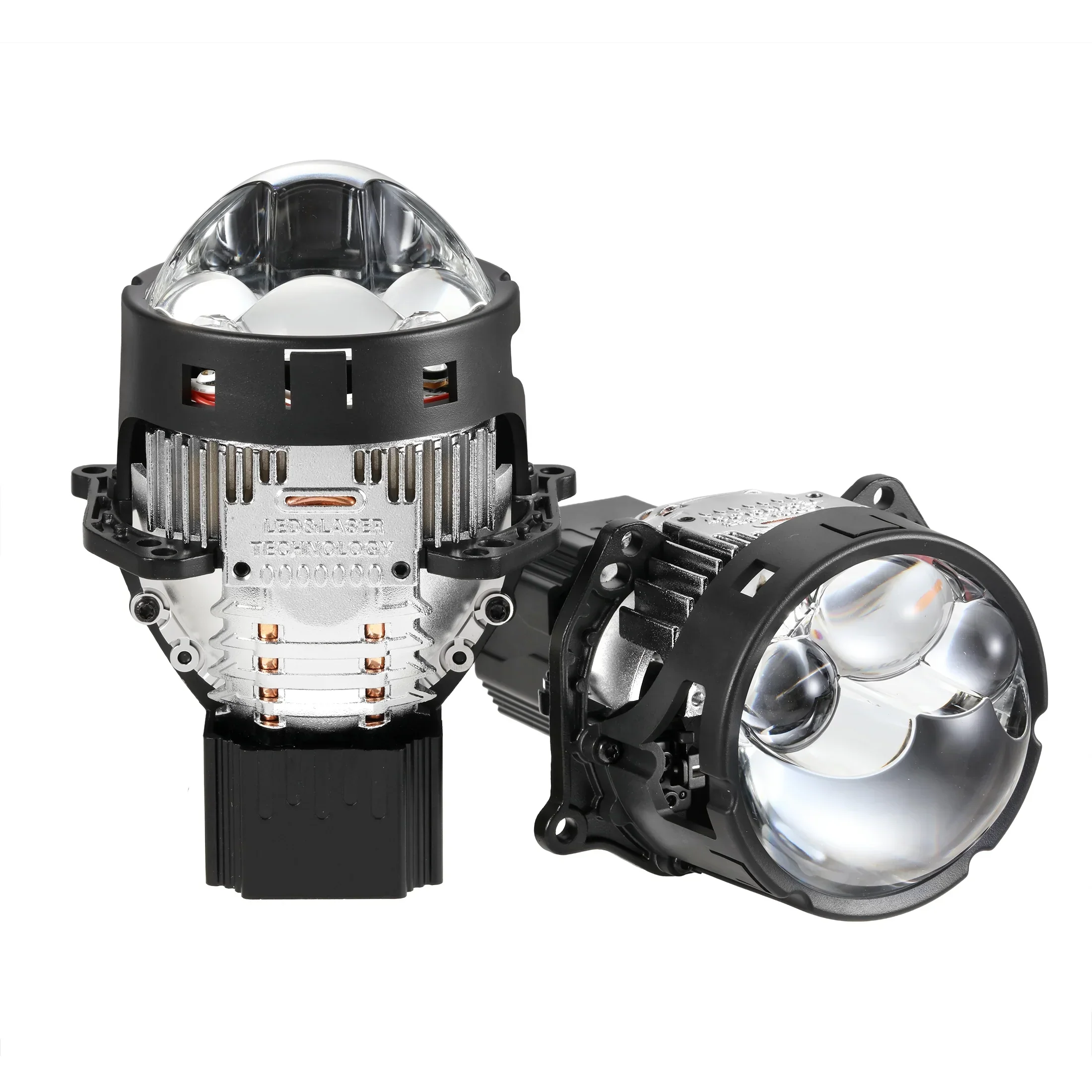 🆕3 Inch 158W Ultra-Brightness & Wider Light Pattern Triple Direct Bi-LED Projector Lens Headlight K9 Series- Retrofit Cutting Installation for Car | 2PCS/Set - Image 7