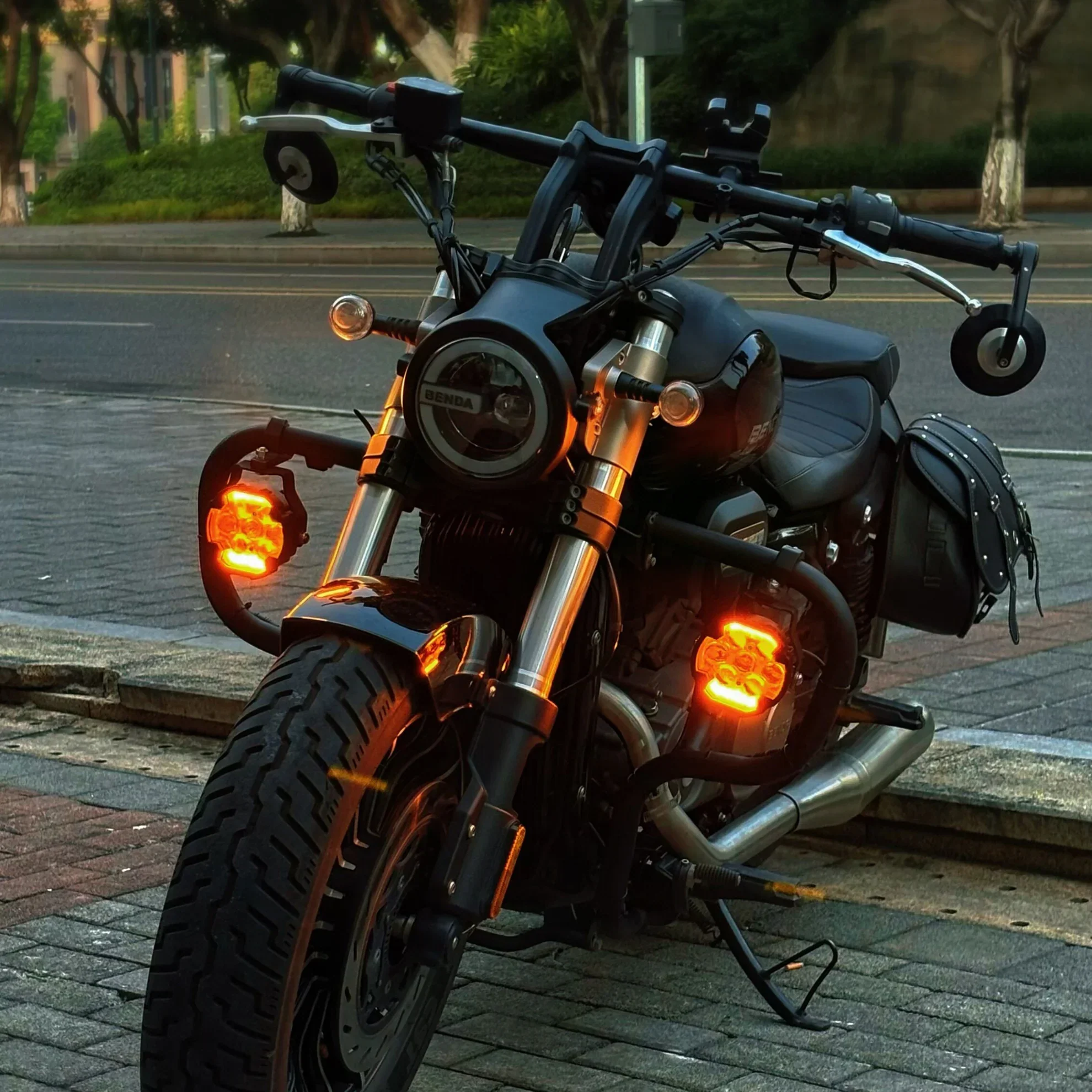 🆕4.2 Inch Motorcycle Auxiliary LED Spotlight, 72W AX7 Series Dual Color Switchback Driving Fog Light with 3+4 Modes For Motorcycle Jeep SUV ATV Truck | 2PCS/Set - Image 15