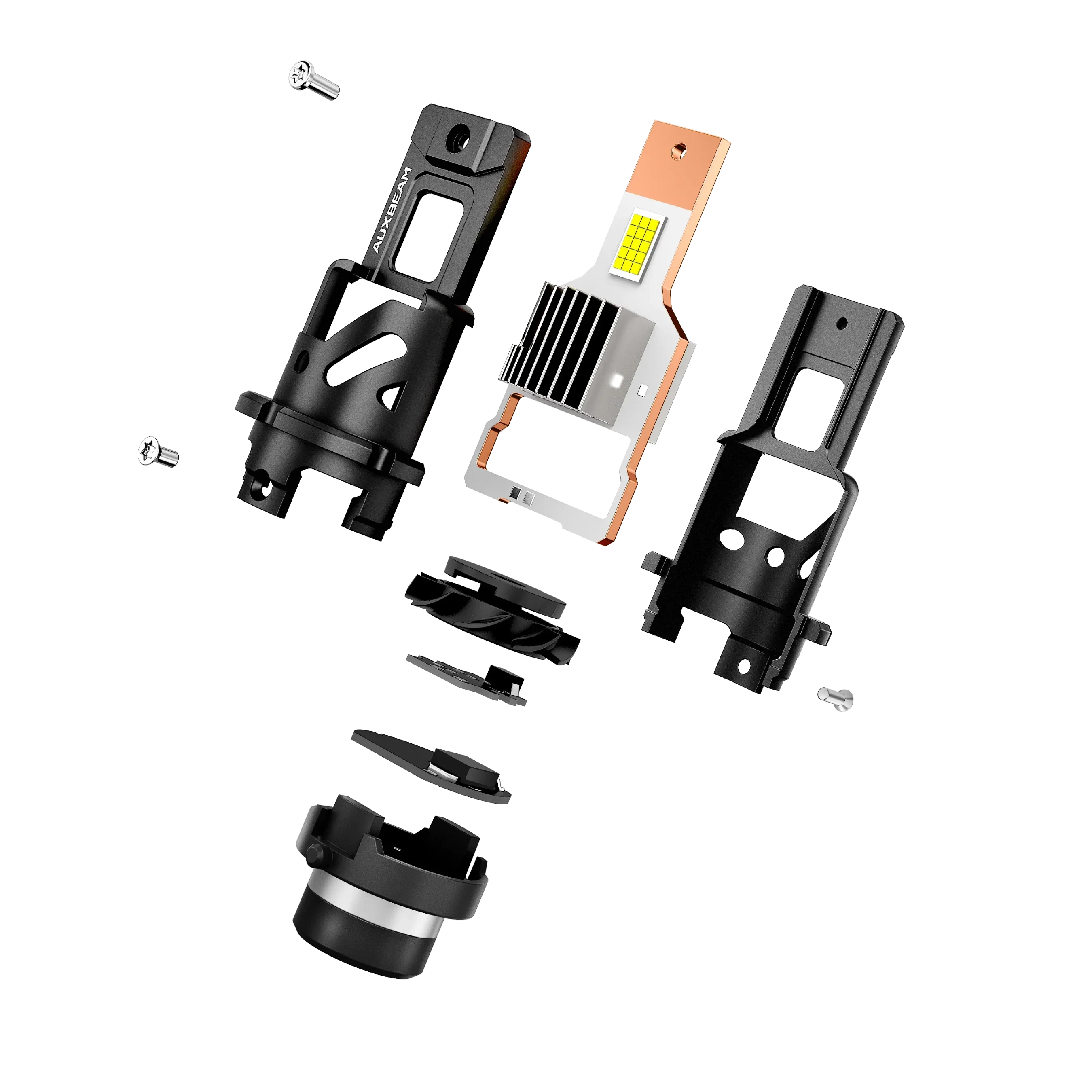 🆕D2 D2S D2R LED Headlight Bulbs 80W 22000LM D-PRO Series Plug-and-Play HID Replacement 6500K Cool White | 2 Bulbs - Image 3