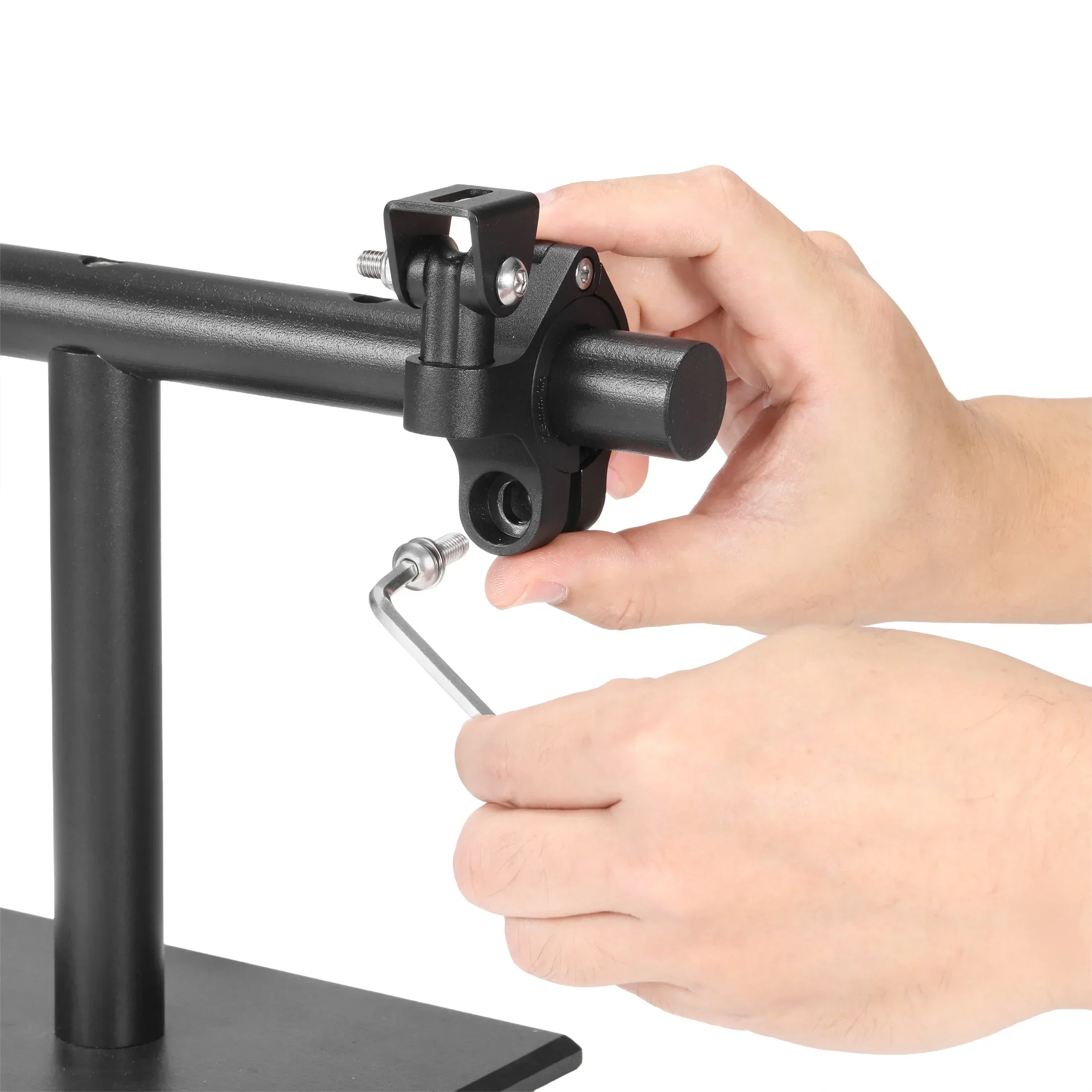 Motorcycle Universal Spotlight Bracket, 360 Degree Adjustment Tube Clamp Mounting Bracket Fit 0.87"-1.26" ATV UTV Roll Bar | 2 PCS - Image 11