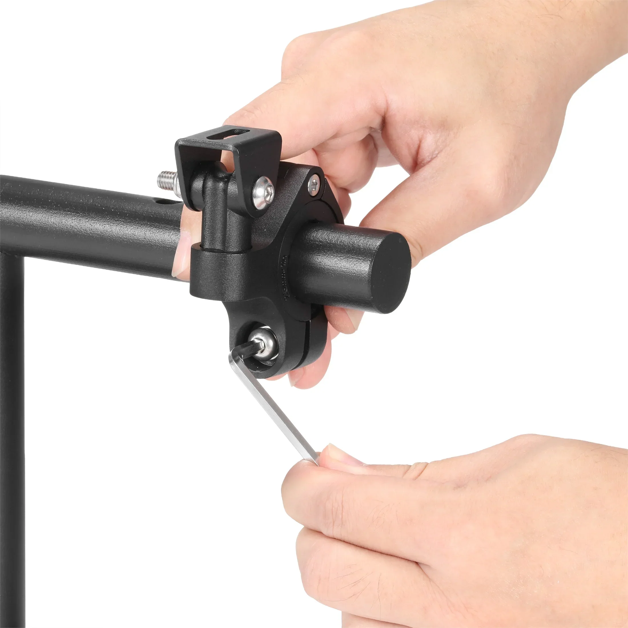 Motorcycle Universal Spotlight Bracket, 360 Degree Adjustment Tube Clamp Mounting Bracket Fit 0.87"-1.26" ATV UTV Roll Bar | 2 PCS - Image 12