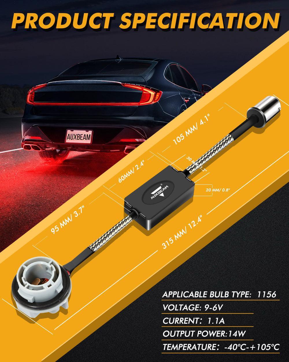🆕1156 C8-Model Decoder Anti-Flicker CANBUS Resistors Decoder Avoid Fast Hyper Flash Turn Signal Blink Light Dashboard Error Code 2pcs/set - Image 9