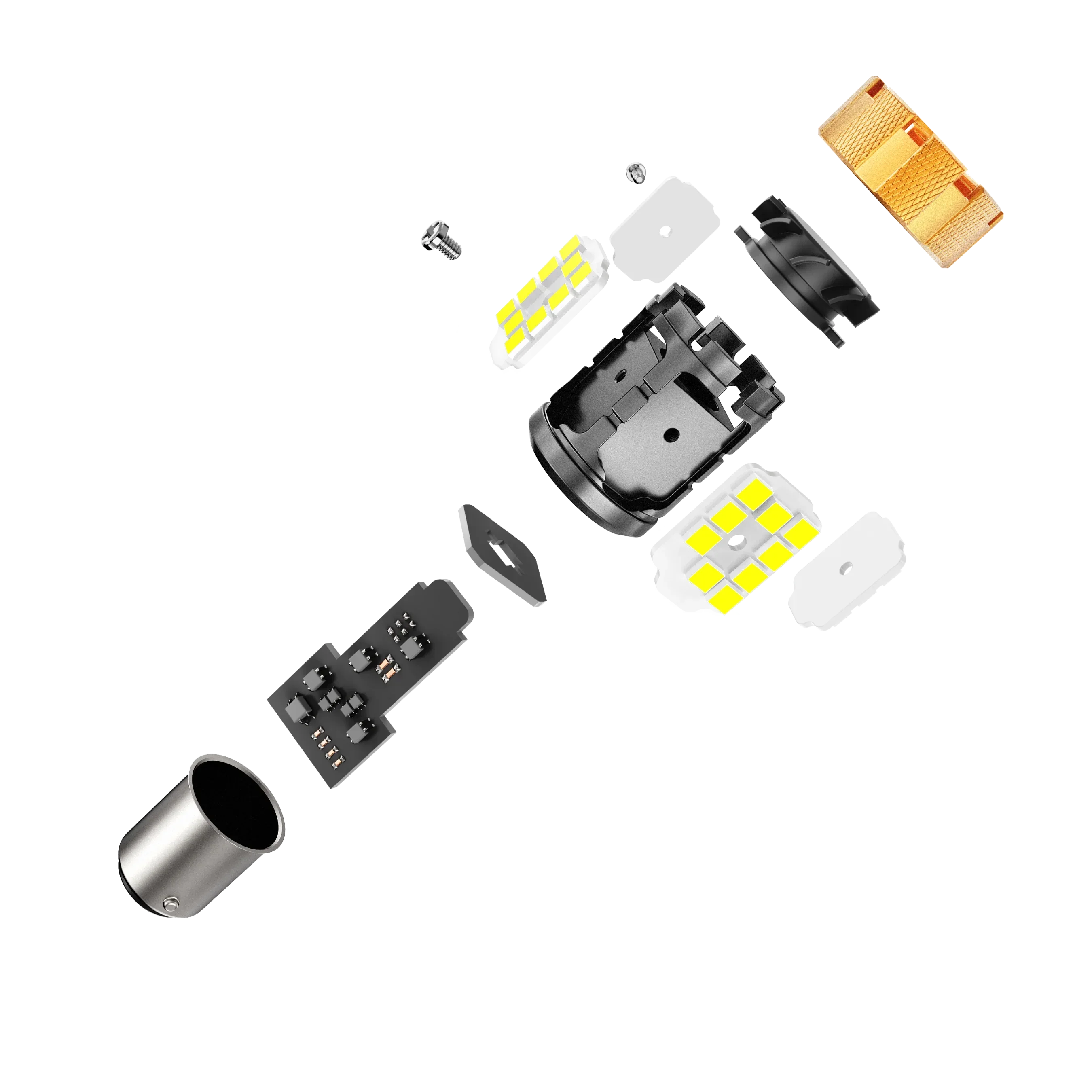 🆕1157 BAY15D LED Backup Reverse/Turn Signal/Brake Tail Light Bulbs 50W 4000LM CAN-Bus Error Free 6500K White B21-PRO Series | 2 Bulbs - Image 6
