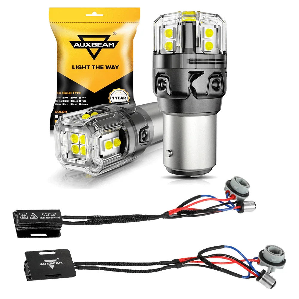 🆕1157 BAY15D LED Backup Reverse/Turn Signal/Brake Tail Light Bulbs 13W 500% High Brightness CAN-Bus Error Free 6500K White B52 Series | 2 Bulbs - Image 19