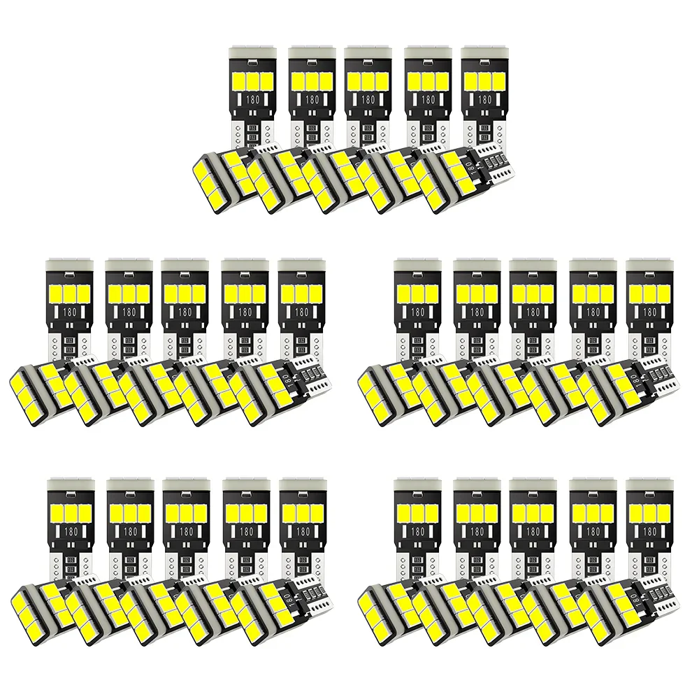 ๐168 2825 W5W T10 LED License Plate/Side Marker/Interior Light Bulb 5W 300% Brighter CANBUS Error Free White - Image 11