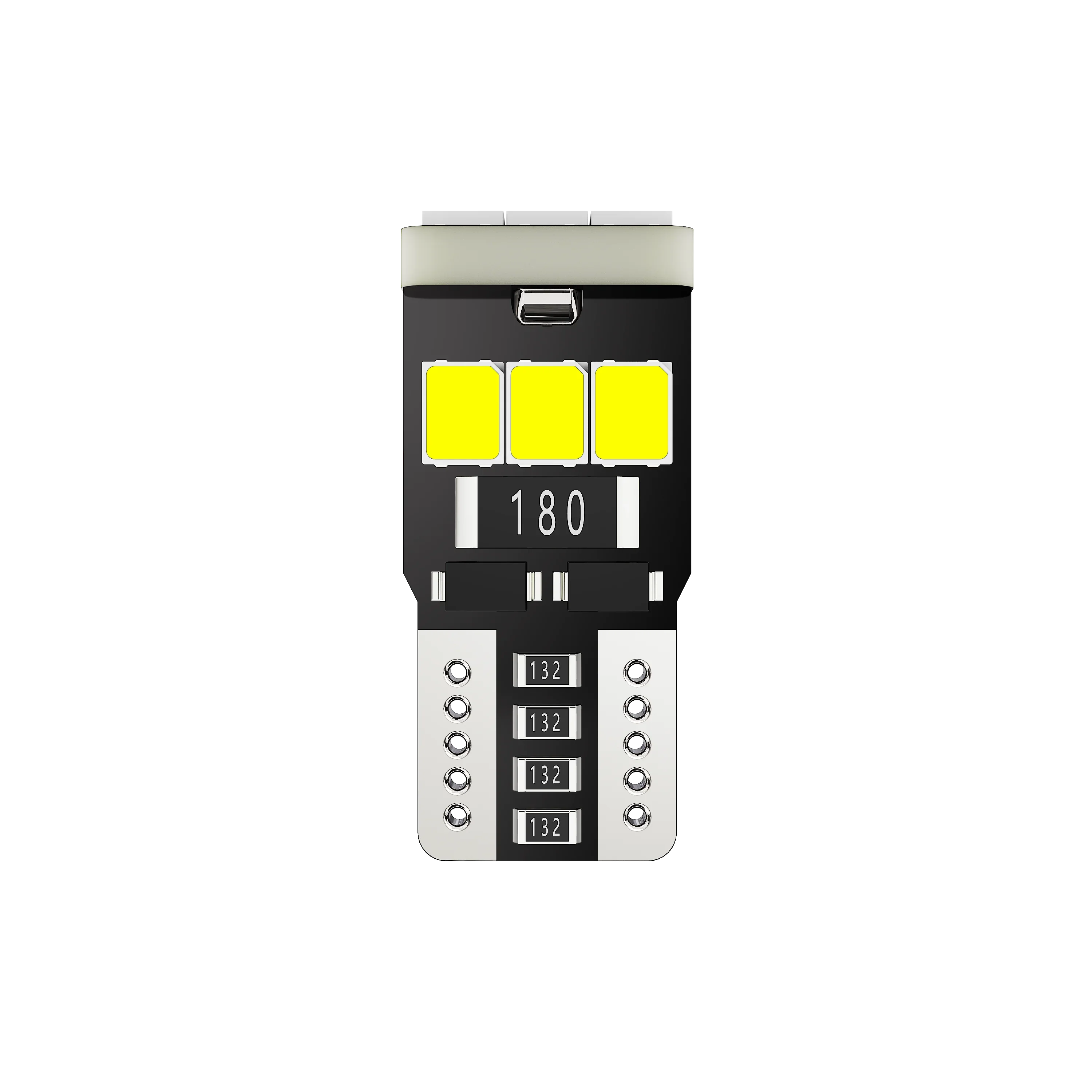 ๐168 2825 W5W T10 LED License Plate/Side Marker/Interior Light Bulb 5W 300% Brighter CANBUS Error Free White - Image 2
