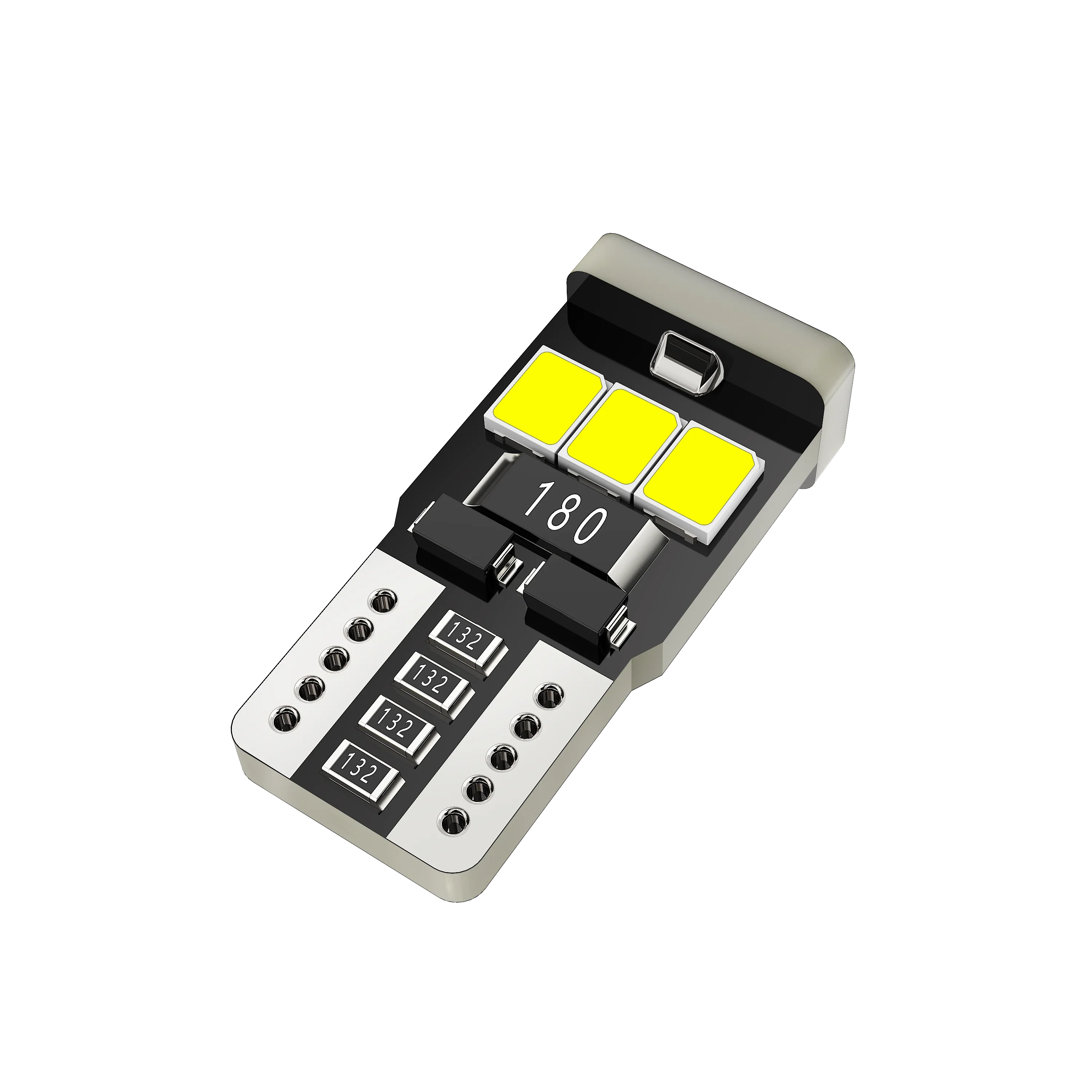 ๐168 2825 W5W T10 LED License Plate/Side Marker/Interior Light Bulb 5W 300% Brighter CANBUS Error Free White - Image 7