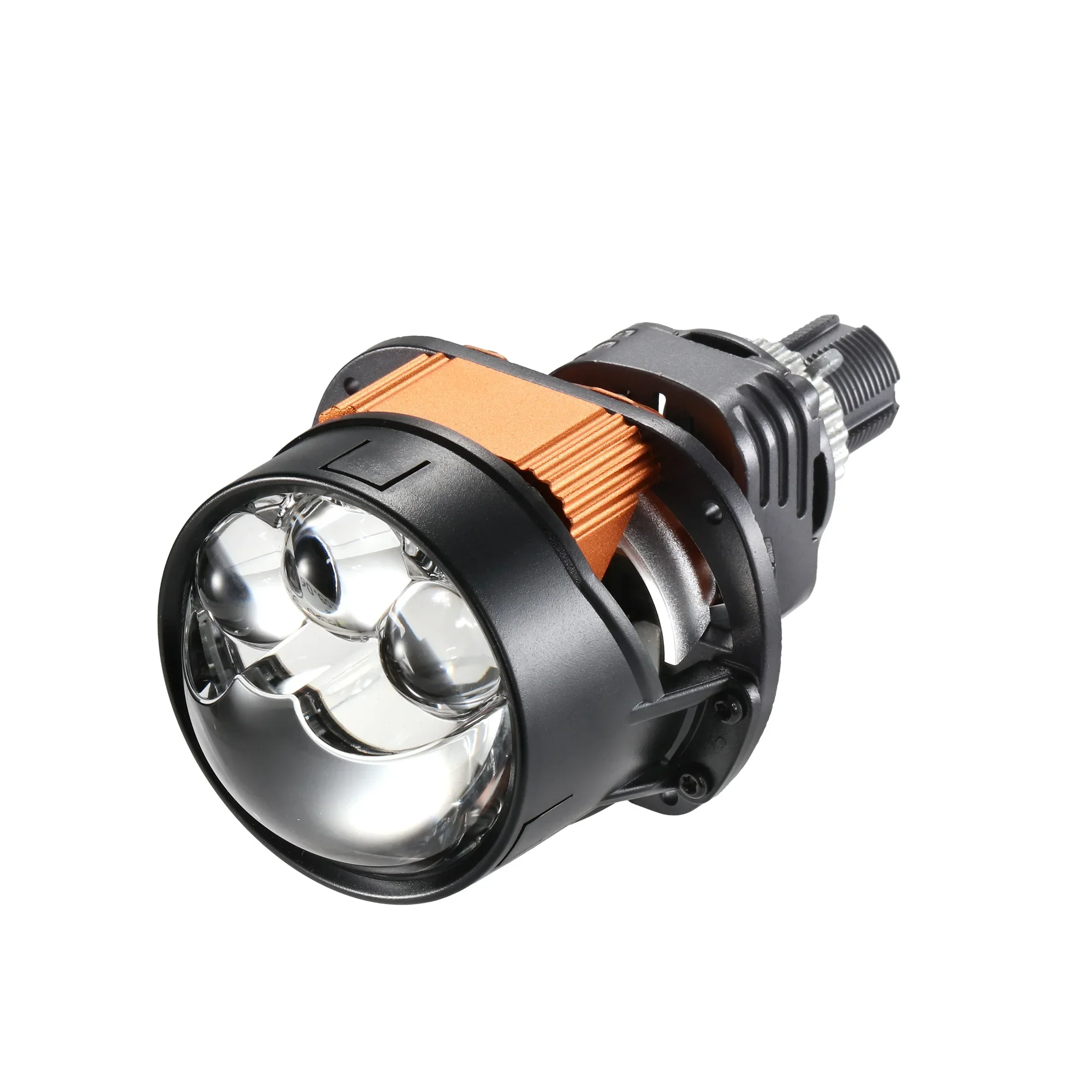 🆕2.5 Inch 100W 6000K Bi-LED Projector Headlight with 3 Direct Laser High Beam Lenses S8 Series – Non-Destructive Installation for Cars | 2pcs/Set - Image 5