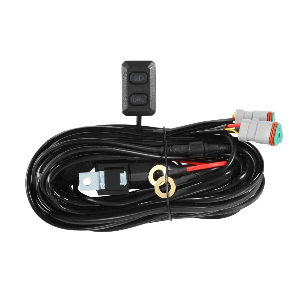 2.5M Wiring Harness Customized for AUXBEAM Pod Lights with Single DRL - Image 2