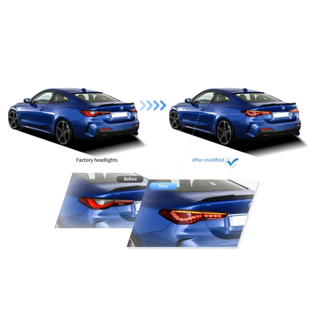 OLED Tail Light Assembly With Dynamic Welcome Lighting For 2020-UP BMW 4 Series 2th Gen G22/G23/G26 - Image 11
