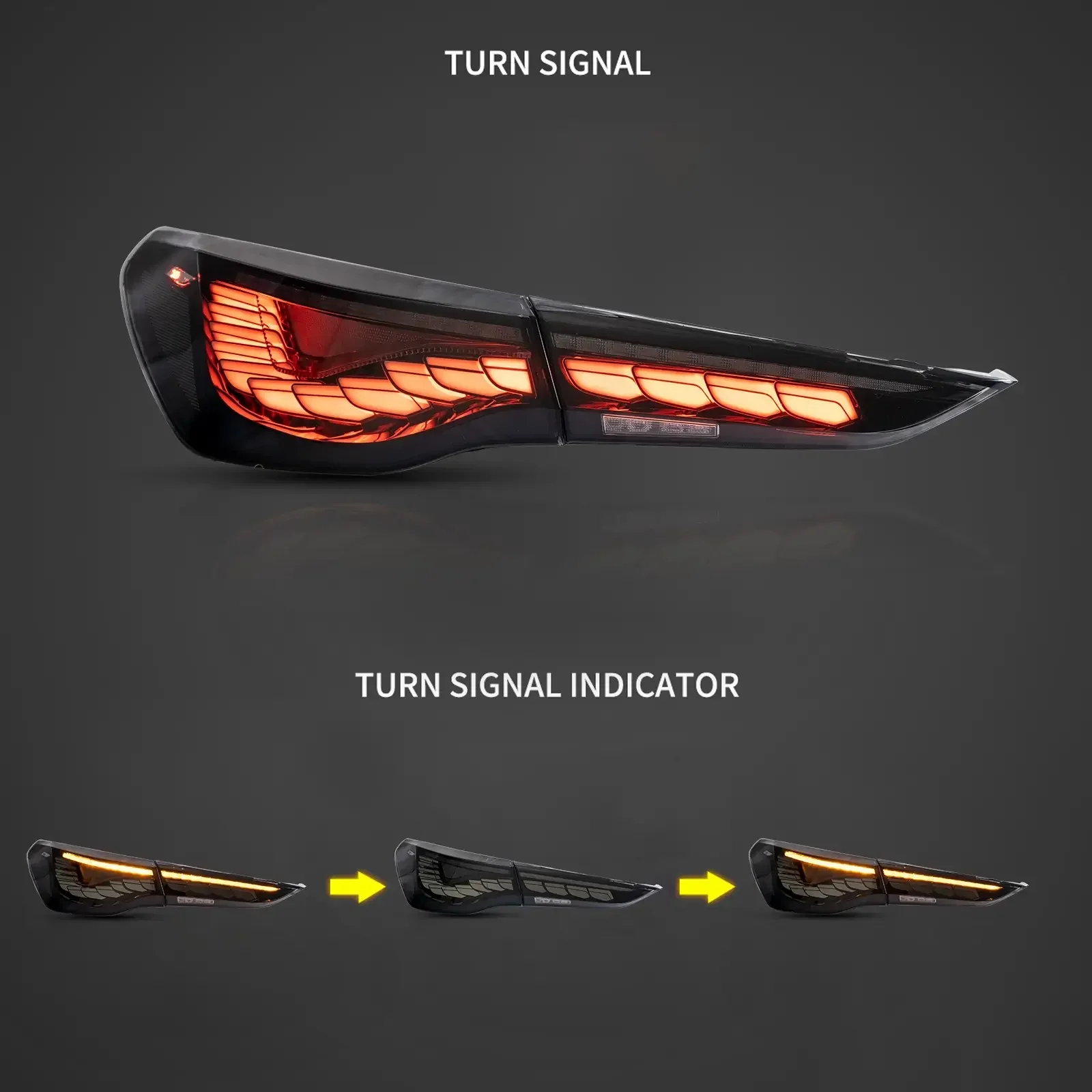 OLED Tail Light Assembly With Dynamic Welcome Lighting For 2020-UP BMW 4 Series 2th Gen G22/G23/G26 - Image 5