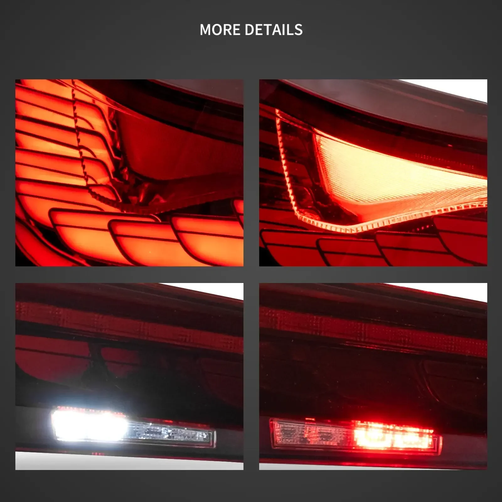 OLED Tail Light Assembly With Dynamic Welcome Lighting For 2020-UP BMW 4 Series 2th Gen G22/G23/G26 - Image 9