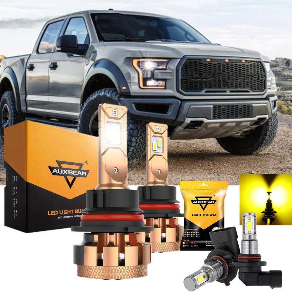 For 2000-2004 FORD F150 F250 F350 F-16 Plus Series 9007 Built-in Canbus Automotive Grade 14000LM LED Light Bulbs High Low Beam Bundle - Image 9