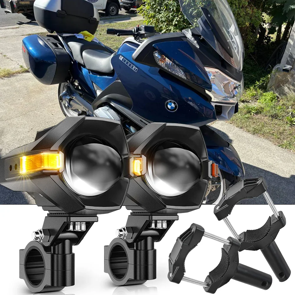 2007 BMW R1200RT Motorcycle LED Spotlight Light 3+5 Light Modes MT8 Series - Image 10