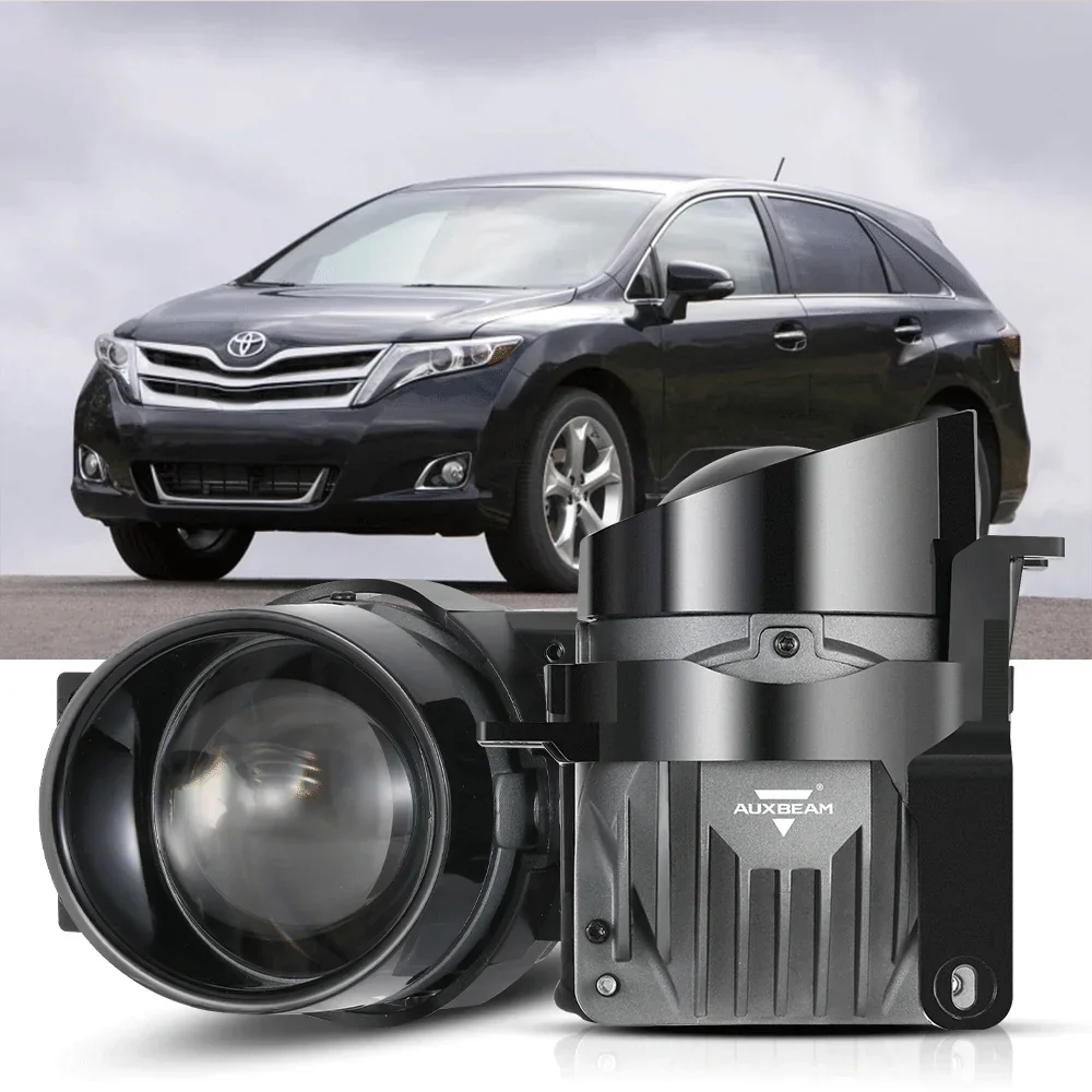 2009-2014 Toyota Venza Bi-LED Projector Lens Fog Light - 3 Inch 100W 6000K HD Lens