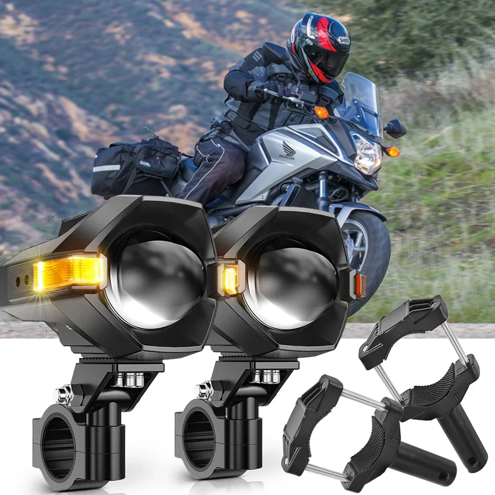 2011 Honda NC700X Motorcycle LED Spotlight Light 3+5 Light Modes MT8 Series - Image 10