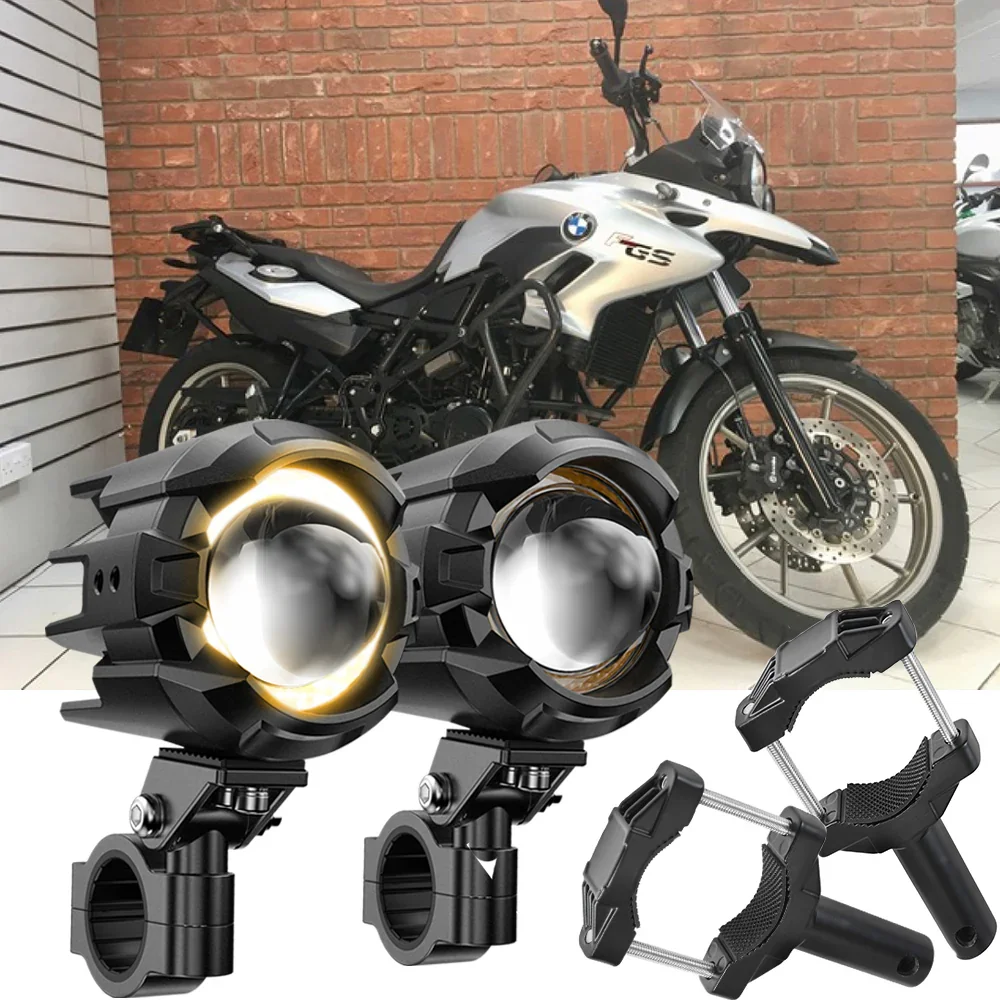 2014 BMW F700 GS Motorcycle LED Spotlight Light 3+5 Light Modes - Image 8