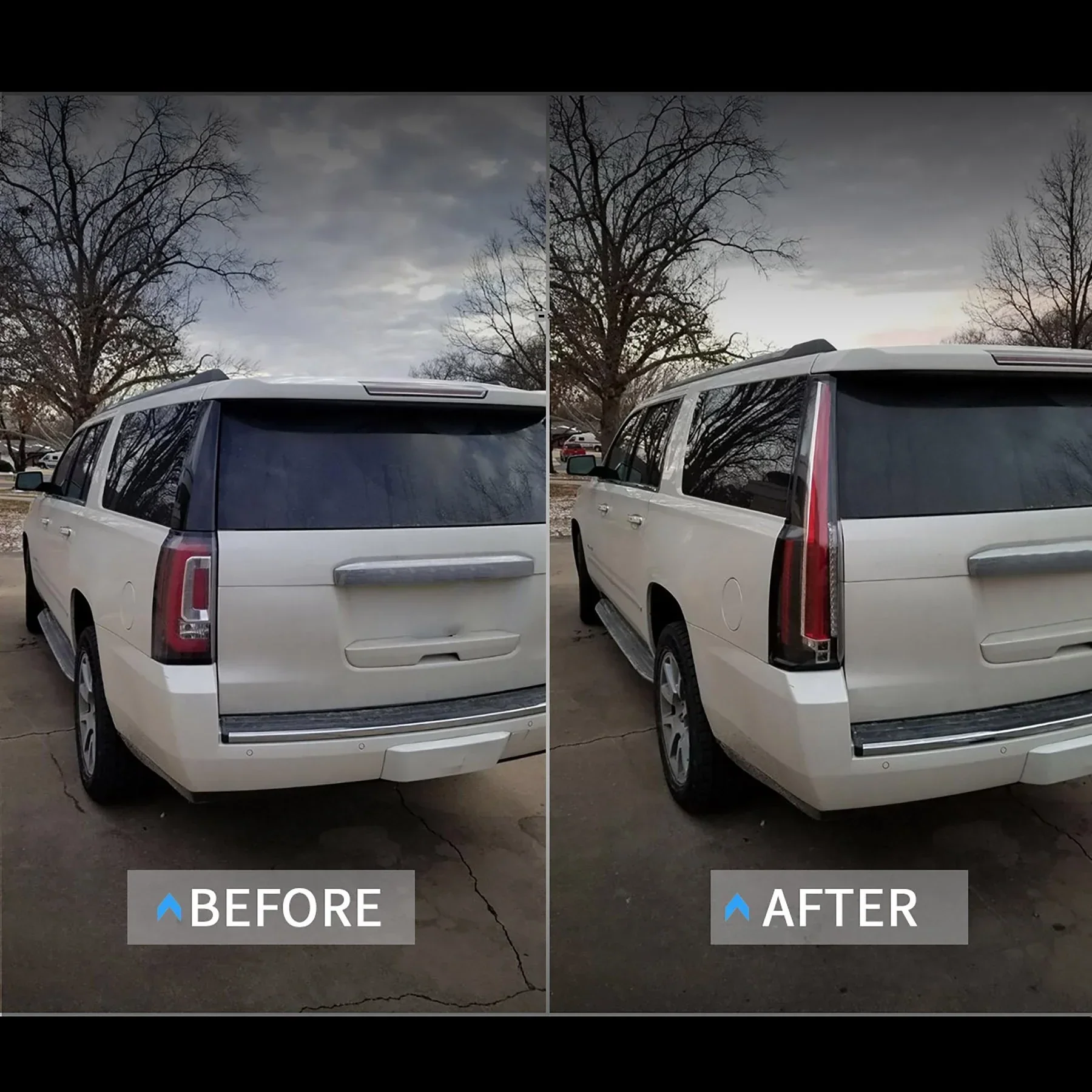 LED Tail Light Assembly with Upgrade LED Kit For 2015-2020（4th Gen) GMC Yukon - Image 6