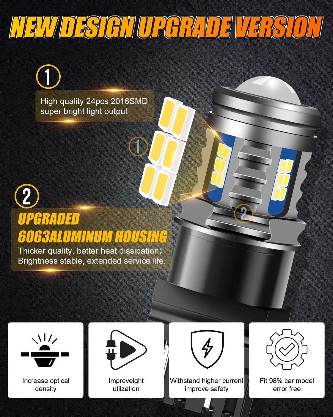 For 2015-2020 FORD F150 F-16 Plus Series 9005+H11 Built-in Canbus Automotive Grade 28000LM LED Light Bulbs High Low Beam Bundle - Image 14
