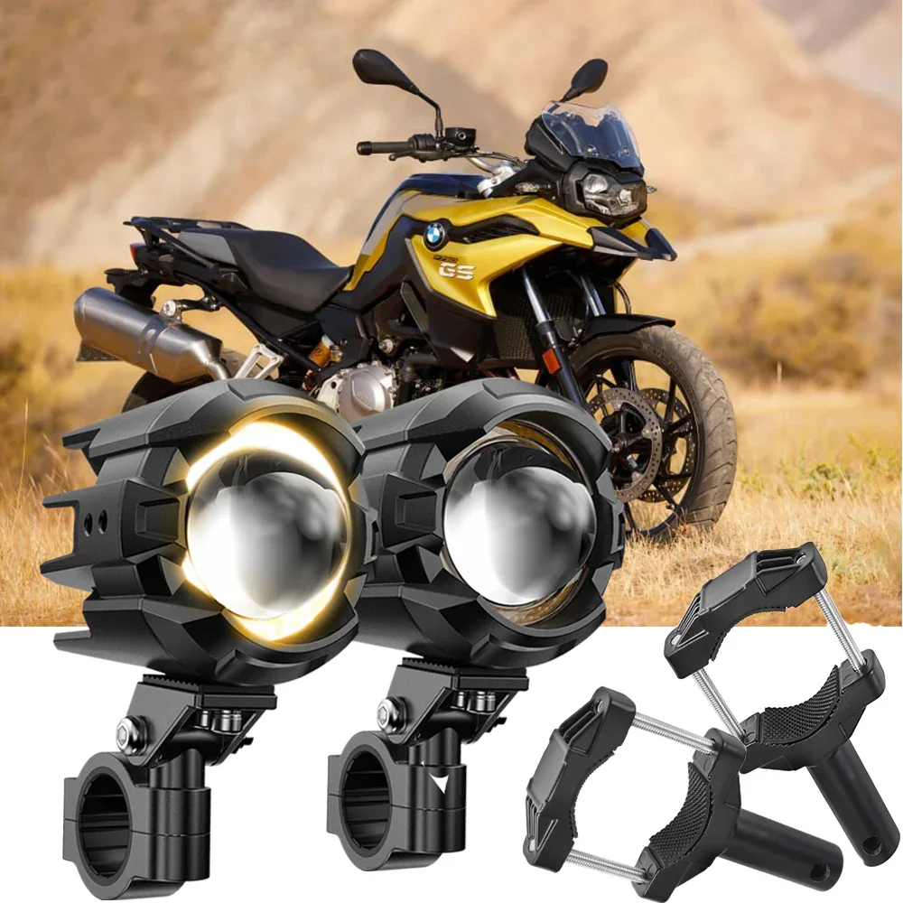 2018 BMW F 750 GS Motorcycle LED Spotlight Light 3+5 Light Modes - Image 8