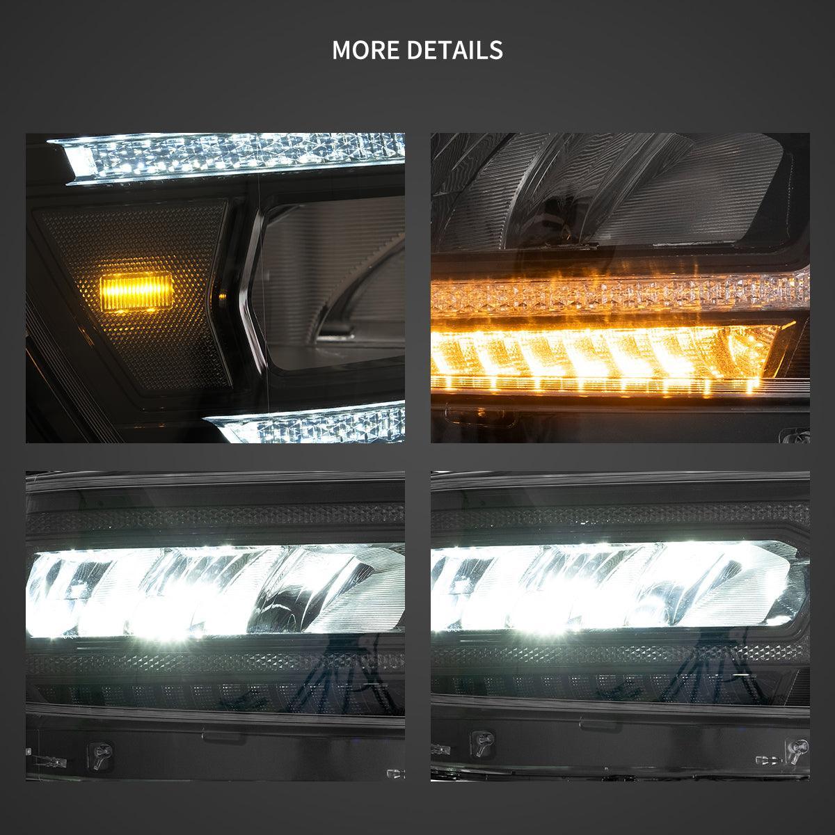 LED Headlight Assembly Reflection Bowl Chrome For 2019-2023 Dodge Ram 1500 5th Gen(DT) - Image 5