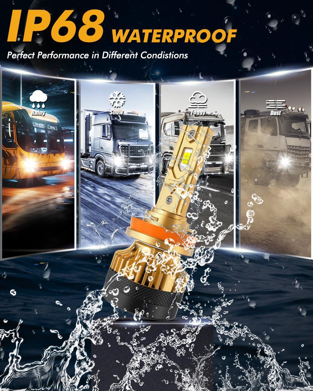 2019 Freightliner Cascadia H11 LED Headlight Bulbs Bundle - Image 10