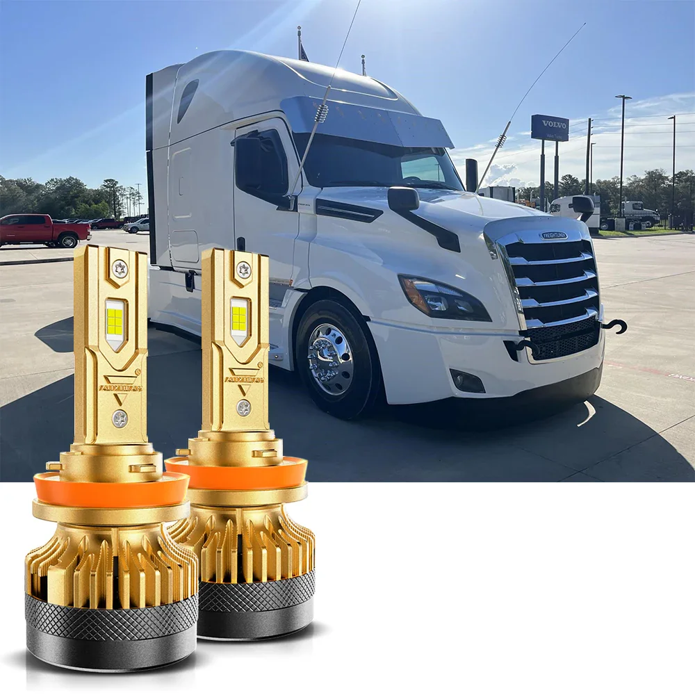 2019 Freightliner Cascadia H11 LED Headlight Bulbs Bundle - Image 2