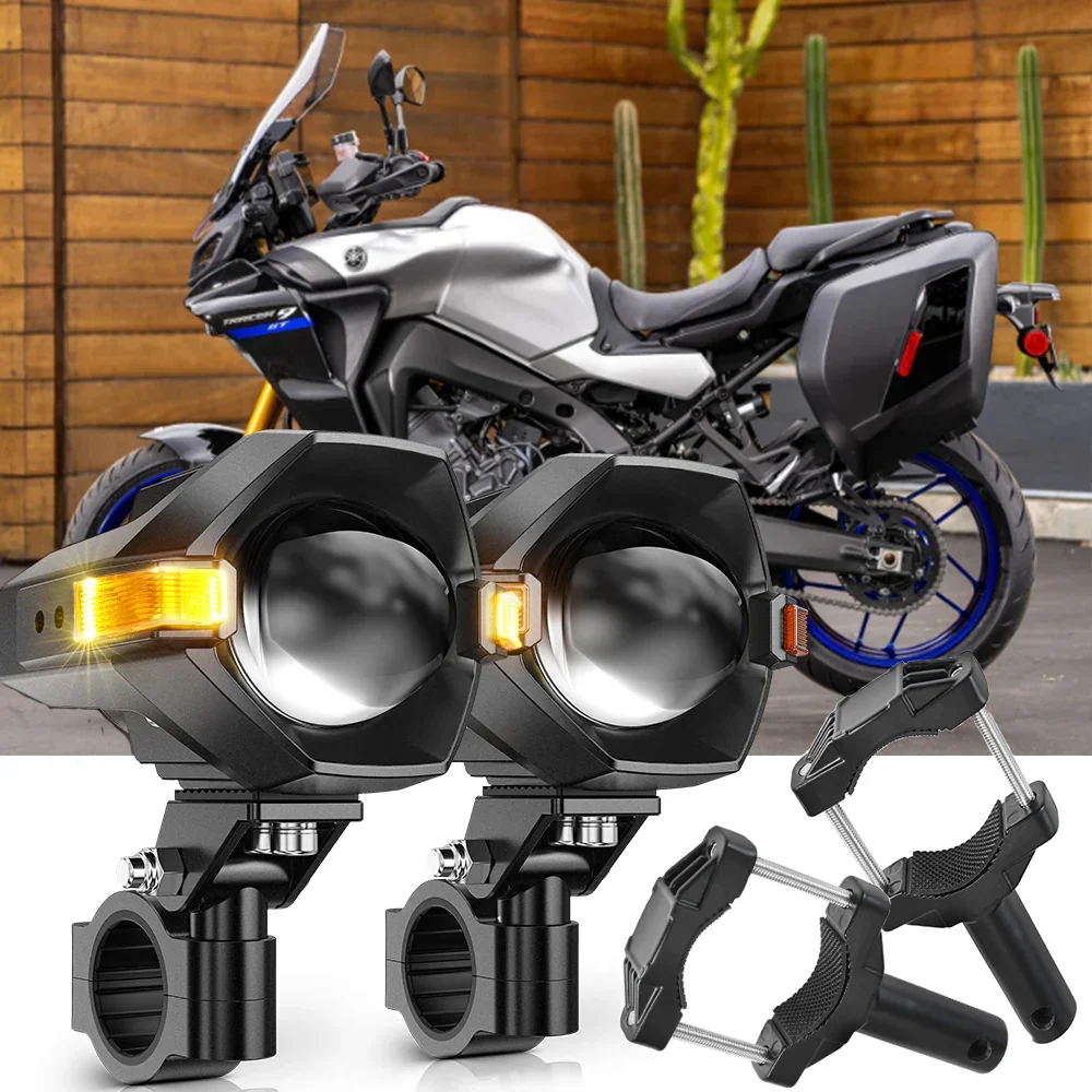 2021 Yamaha Tracer 9 GT Motorcycle LED Spotlight Light 3+5 Light Modes MT8 Series - Image 10