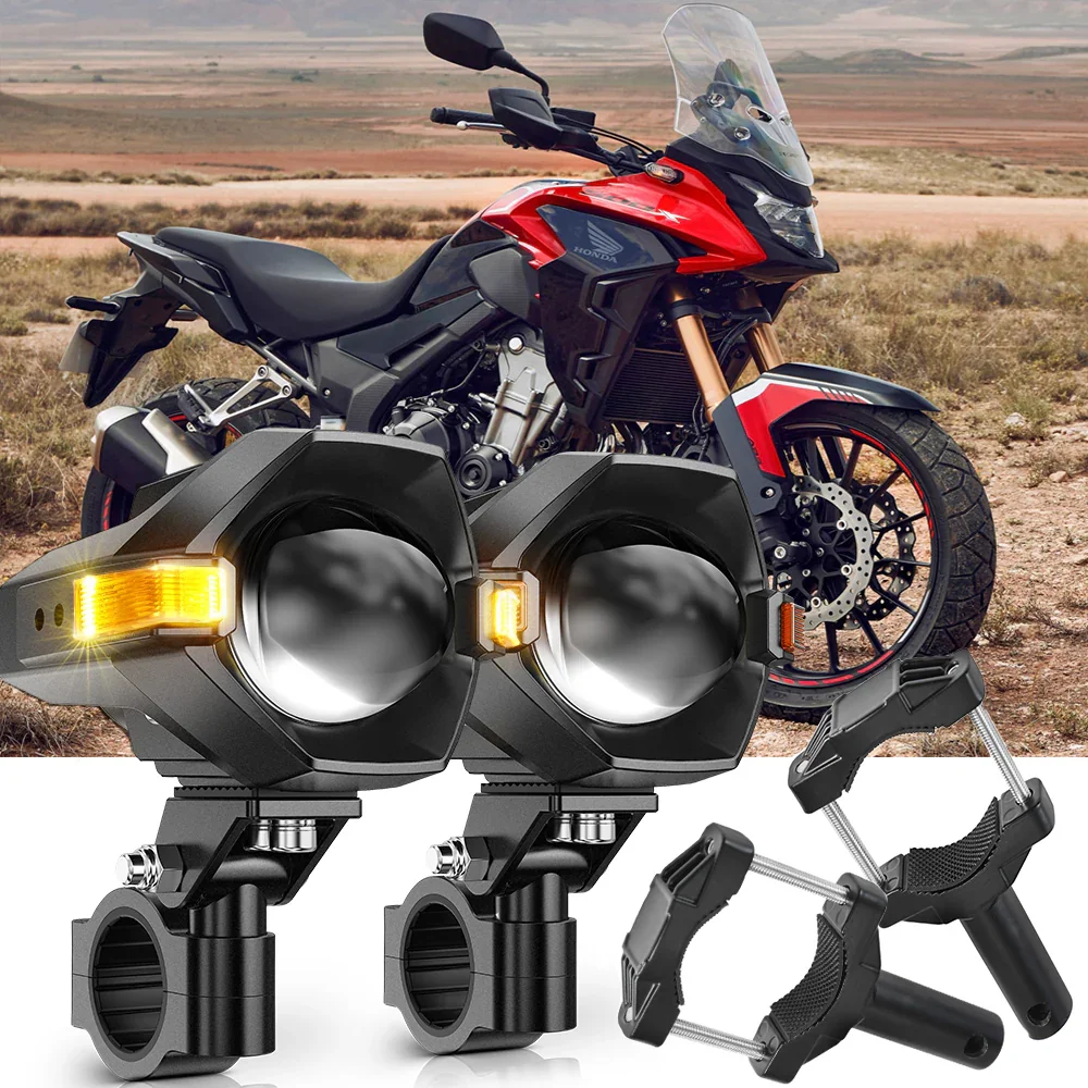 2022 Honda CB500X Motorcycle LED Spotlight Light 3+5 Light Modes MT8 Series - Image 10