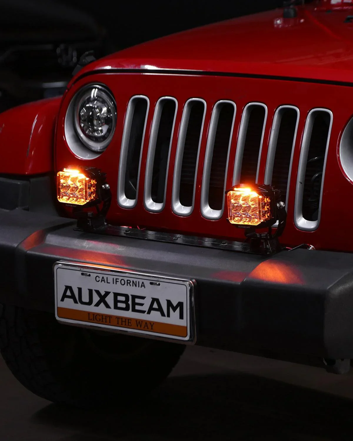 V-MAX Series | 5 Inch 168W 16440LM Spot Beam Side Shooter LED Square Pod Lights with Amber DRL - Image 10