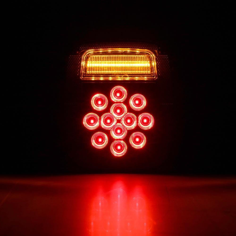 (2pcs/set) Universal Tail Lights 39LEDs Smoked Black for Wrangler YJ TJ CJ Truck Trailer Van Boat - Image 2