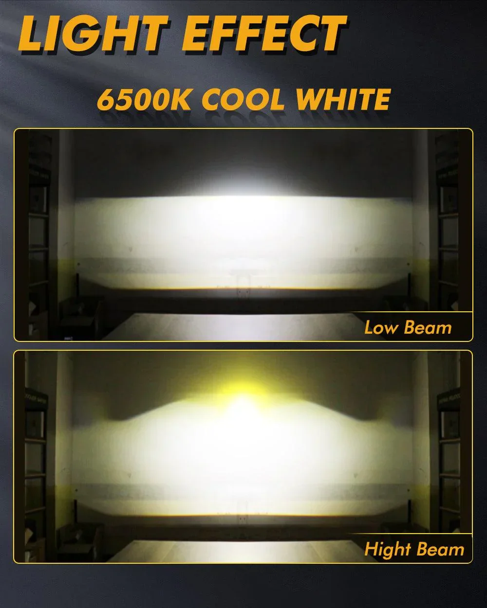 🆕3 Inch 104W Bi-LED Projector Lens Fog Light 3-Colors Switchback Hyperboid Lens Fog Light With High Beam Auxiliary For Toyota/Honda | 2 PCS/Set - Image 4