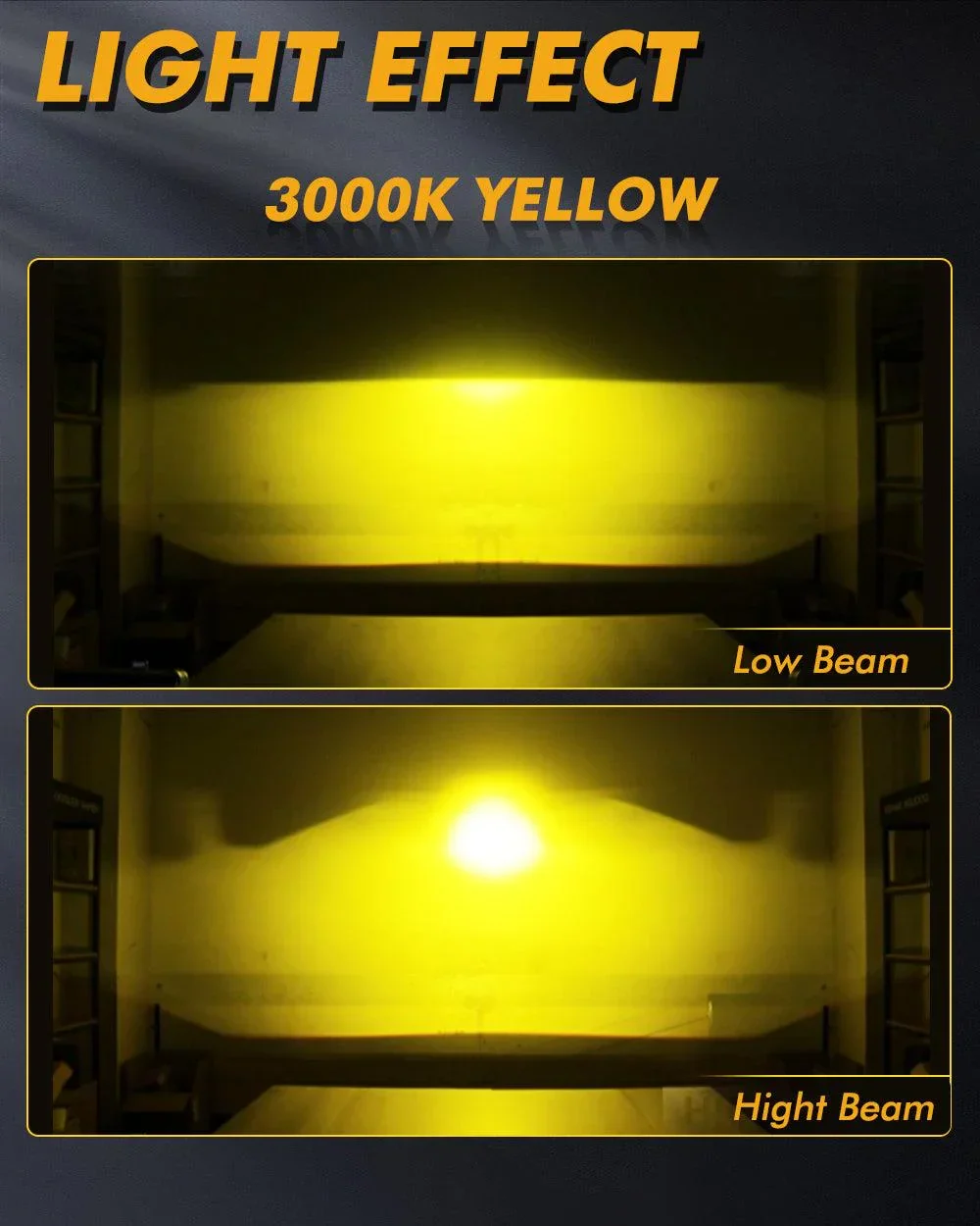 🆕3 Inch 104W Bi-LED Projector Lens Fog Light 3-Colors Switchback Hyperboid Lens Fog Light With High Beam Auxiliary For Toyota/Honda | 2 PCS/Set - Image 5