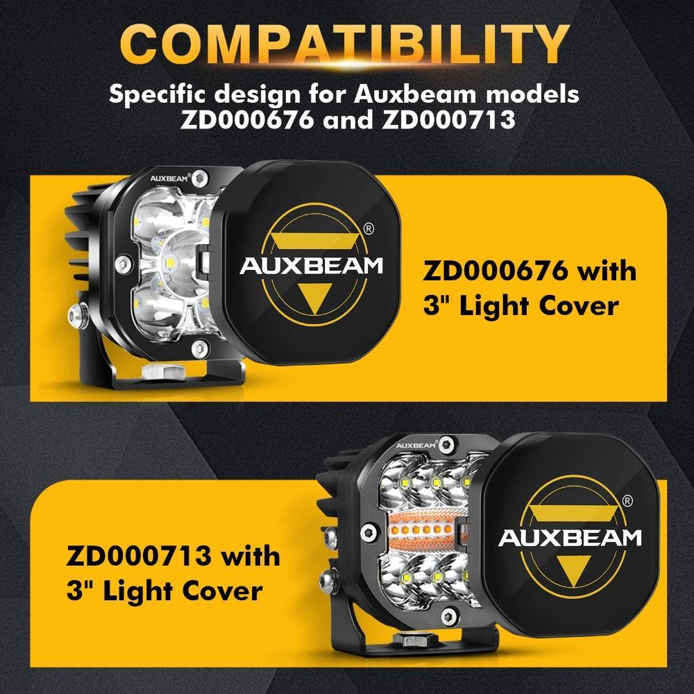 3 Inch LED Driving Light Black Cover Light Shield Cover - Image 3