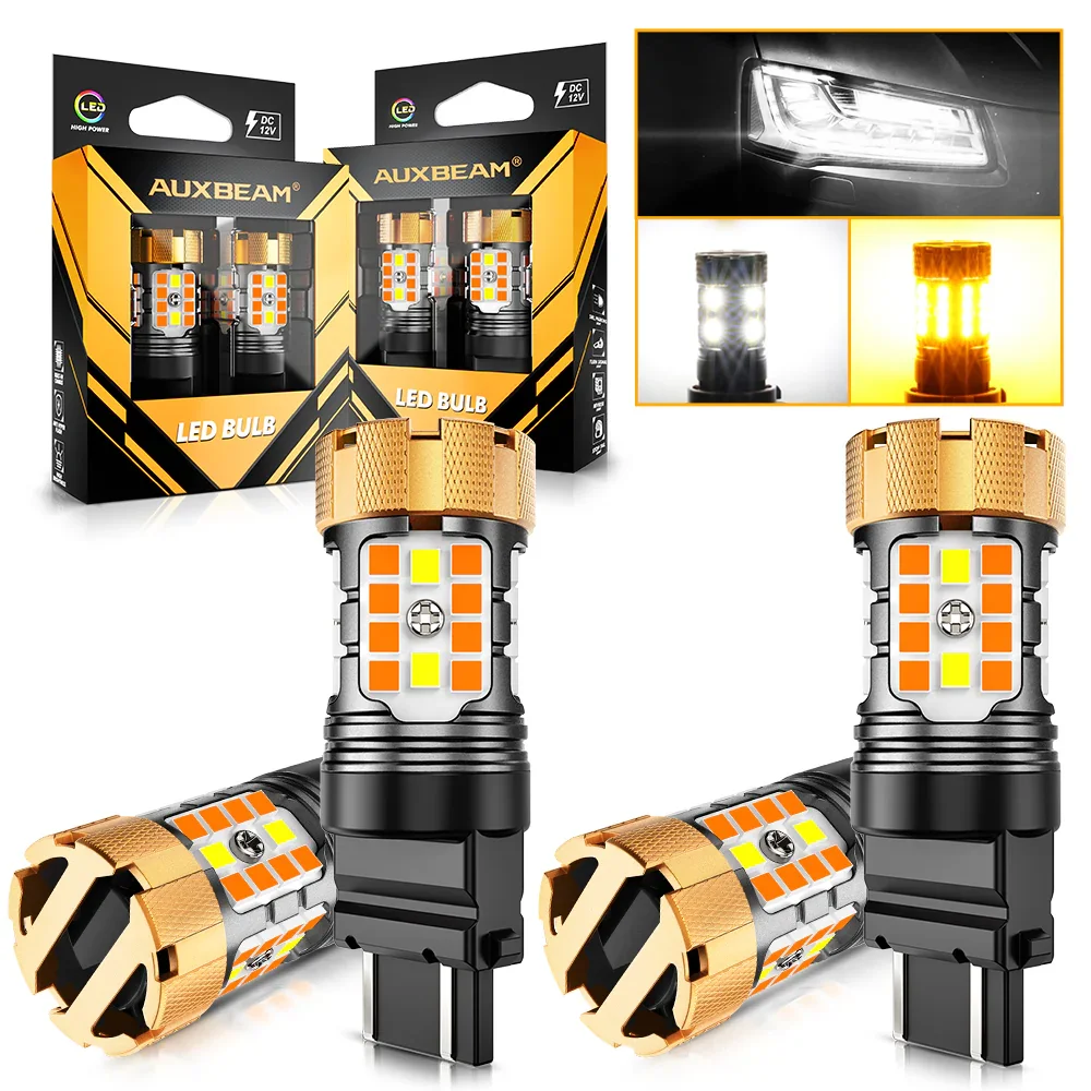 🆕 T25 3157D LED Front Turn Signal & DRL Light Bulbs 50W 4000LM CAN-Bus Error Free Dual Color Switchback White & Amber B21-PRO Series | 2 Bulbs - Image 10
