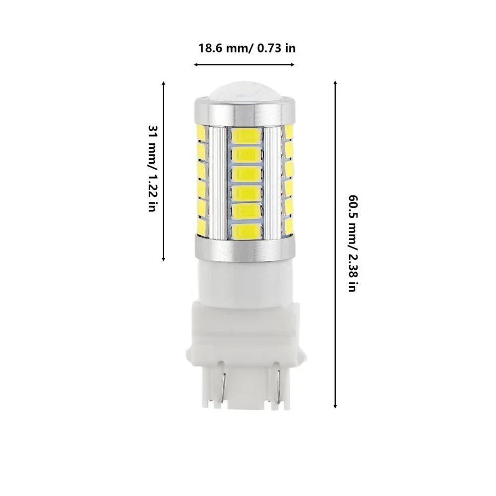 33pcs-LED 3020SMD Cool White/Amber/Red 8000LM LED Brake/Reverse/Parking/Tail/Turn signal Light - Image 11