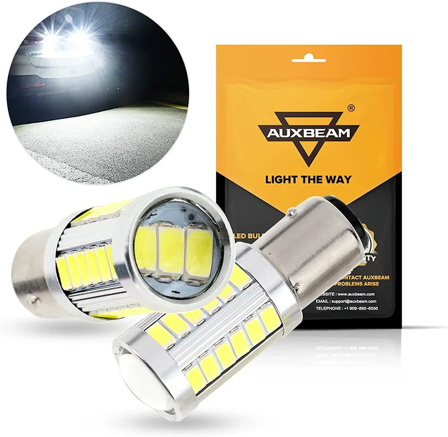 33pcs-LED 3020SMD Cool White/Amber/Red 8000LM LED Brake/Reverse/Parking/Tail/Turn signal Light - Image 20