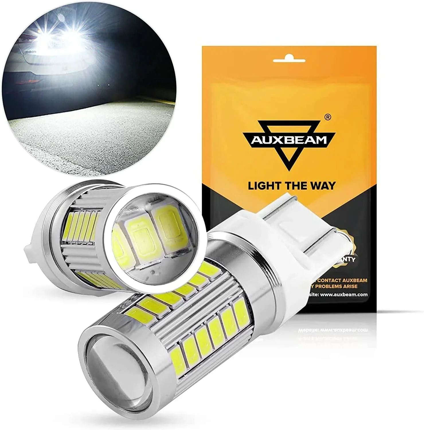 33pcs-LED 3020SMD Cool White/Amber/Red 8000LM LED Brake/Reverse/Parking/Tail/Turn signal Light - Image 22
