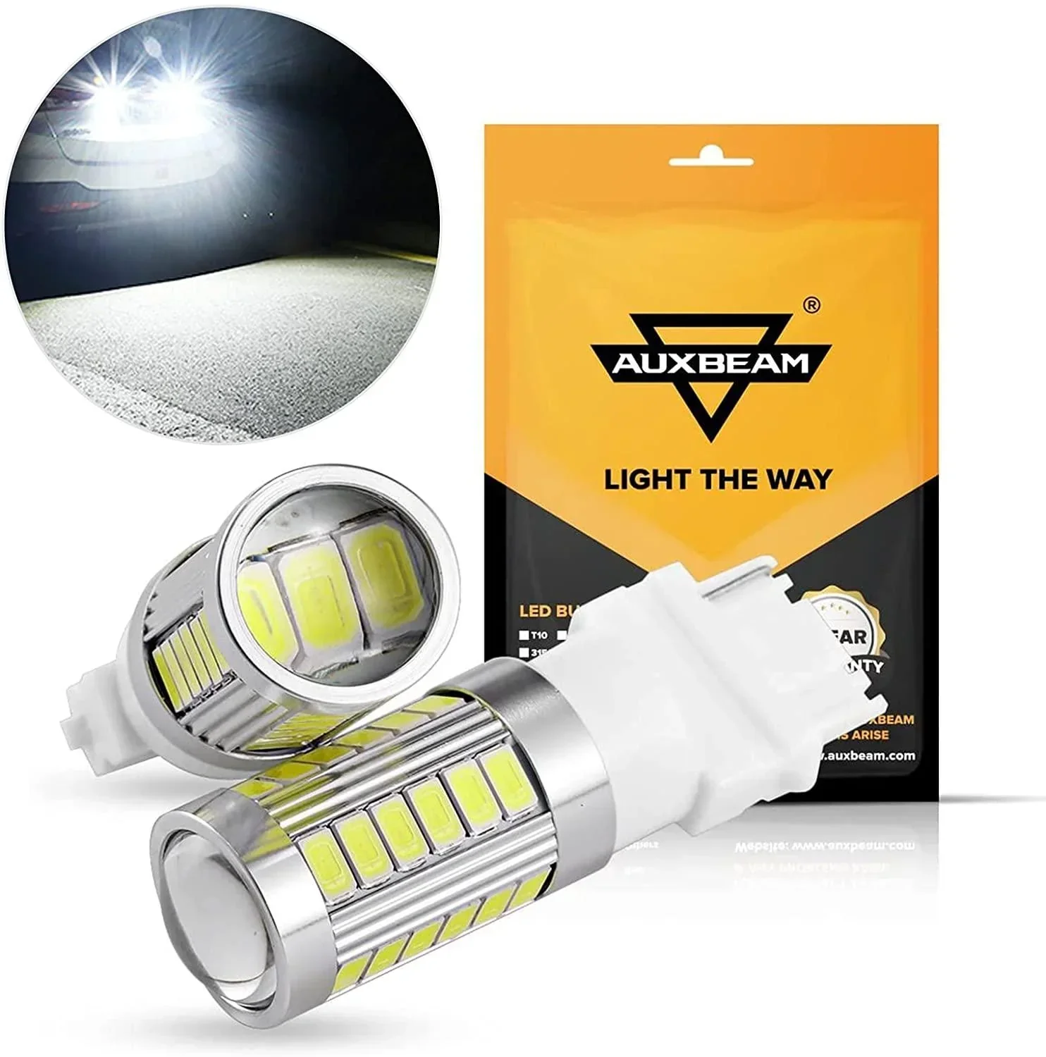 33pcs-LED 3020SMD Cool White/Amber/Red 8000LM LED Brake/Reverse/Parking/Tail/Turn signal Light - Image 25