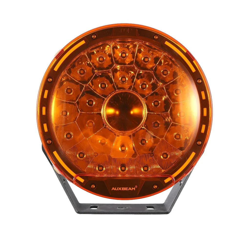 360 PRO/RAY-L Series 7/9 Inch LED Driving Lights Dark Amber Cover Light Shield Cover - Image 3