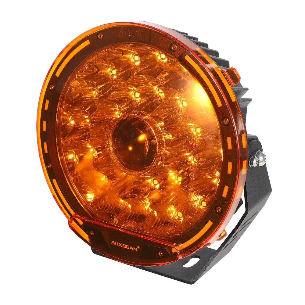 360 PRO/RAY-L Series 7/9 Inch LED Driving Lights Dark Amber Cover Light Shield Cover - Image 4