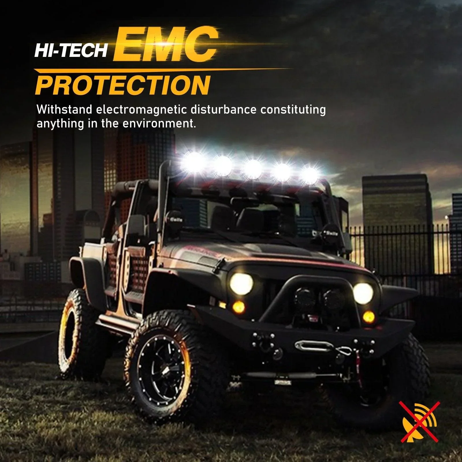 360 PRO Series 7 INCH/9 INCH 360-PRO Series Offroad LED Driving Lights+Amber/Black Covers(Optional) - Image 15