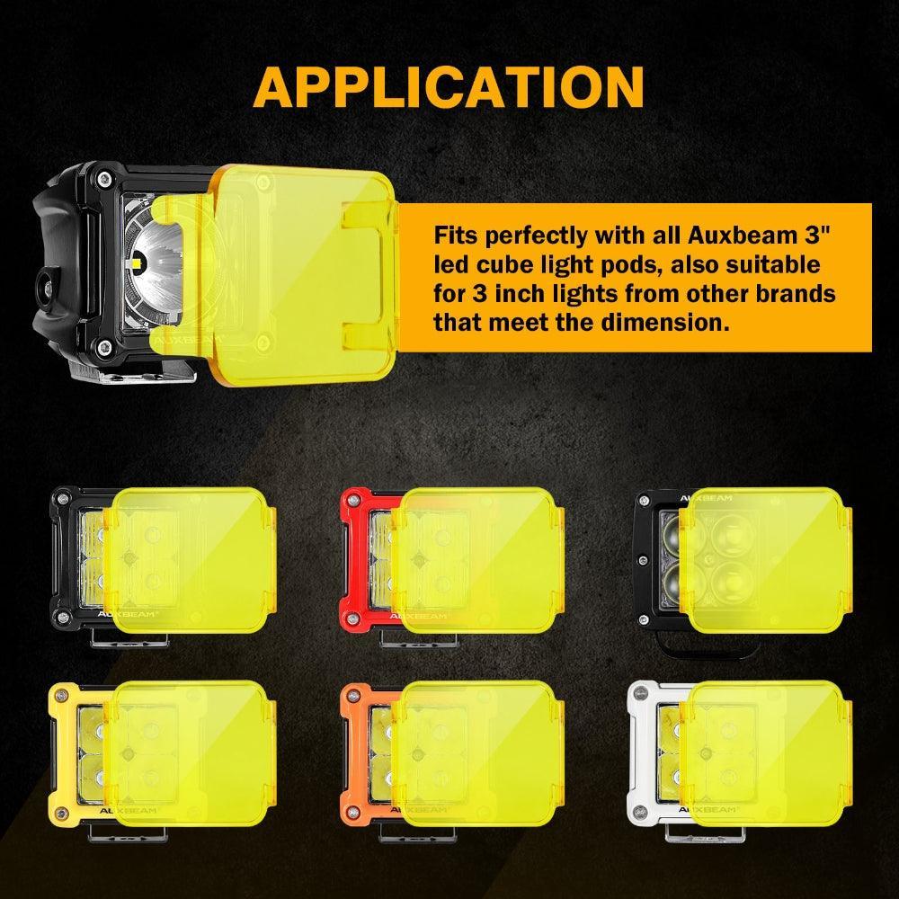 3 Inch 40W LED Pods Light Spot/Flood Multicolor frame with wiring harness for SUV ATV UTV Trucks Pickup Boat - Image 15