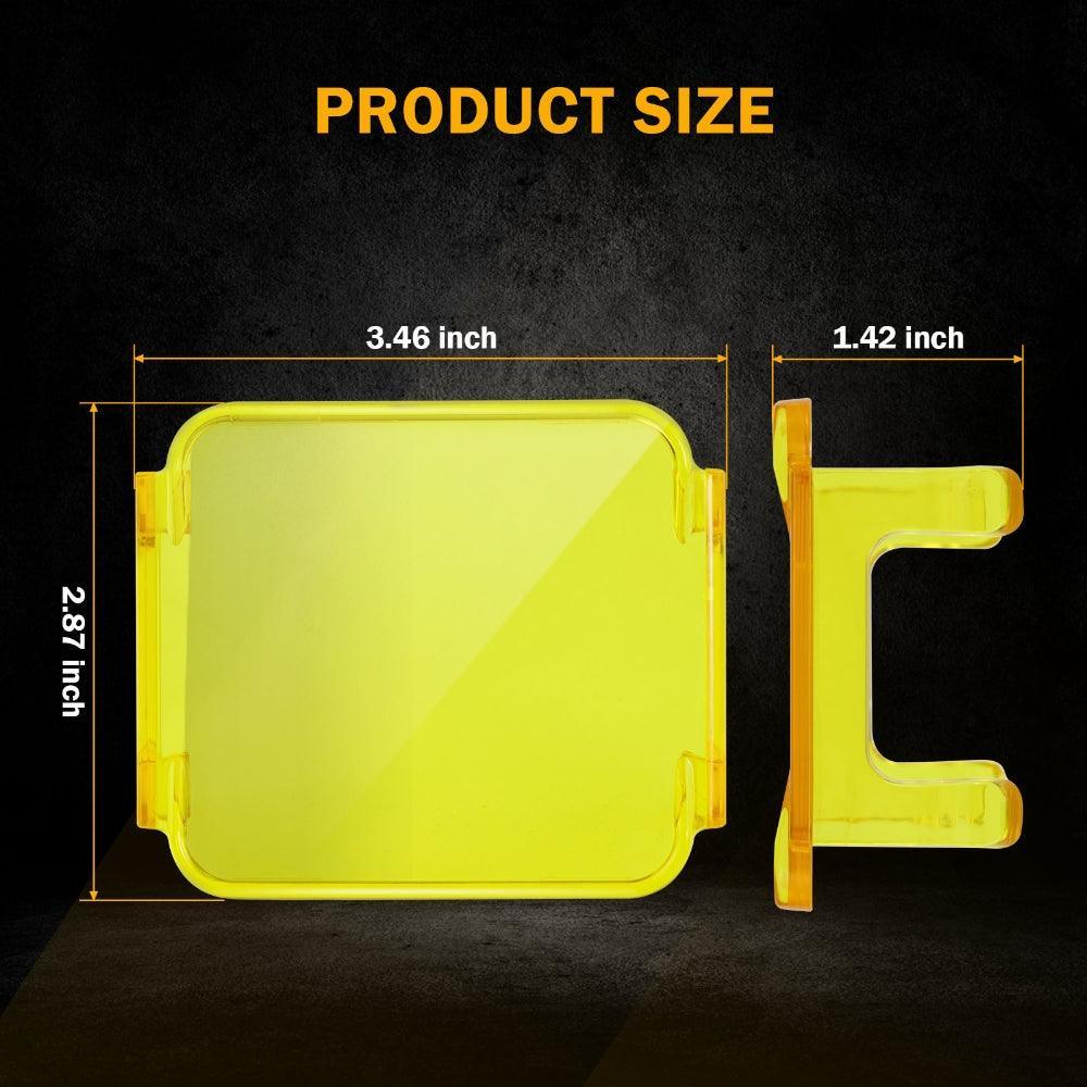 3 Inch 40W LED Pods Light Spot/Flood Multicolor frame with wiring harness for SUV ATV UTV Trucks Pickup Boat - Image 17