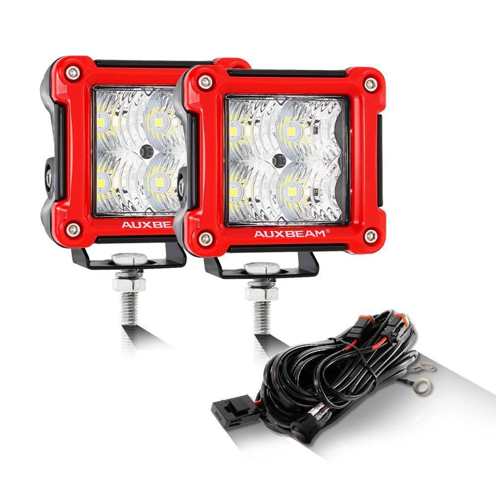 3 Inch 40W LED Pods Light Spot/Flood Multicolor frame with wiring harness for SUV ATV UTV Trucks Pickup Boat - Image 21