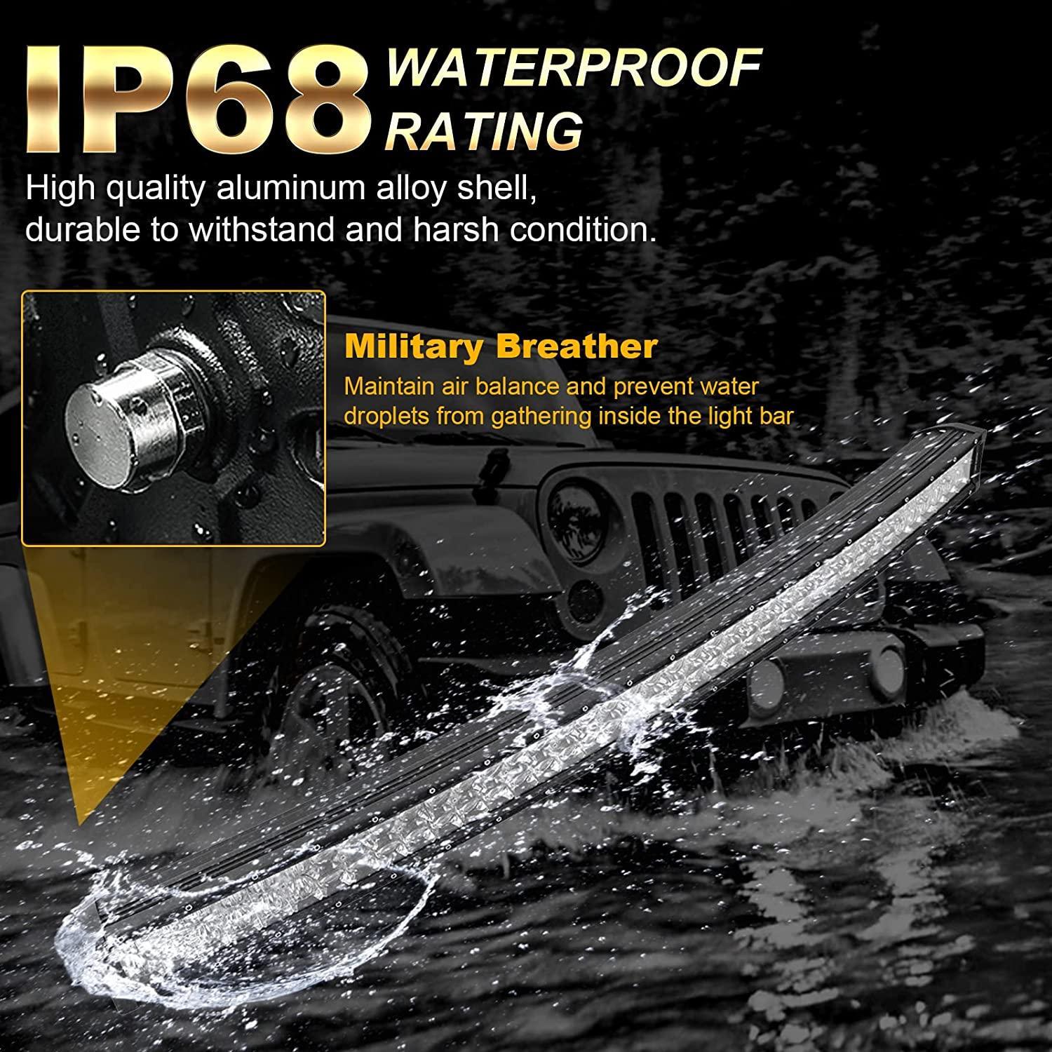42 Inch 5D Series LED Light Bar & Car Roof Windshield LED Light Bar Mounting Bracket for 2014-2019 Can-Am Commander 1000 800 Models - Image 10