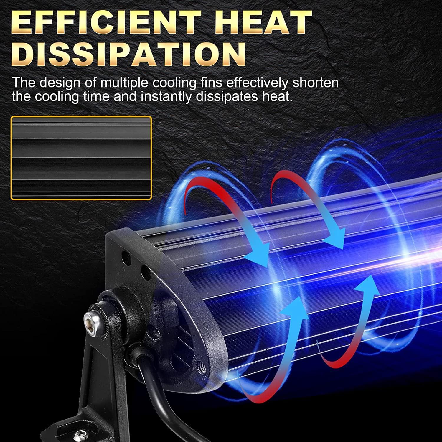 42 Inch 5D Series LED Light Bar & Car Roof Windshield LED Light Bar Mounting Bracket for 2014-2019 Can-Am Commander 1000 800 Models - Image 11
