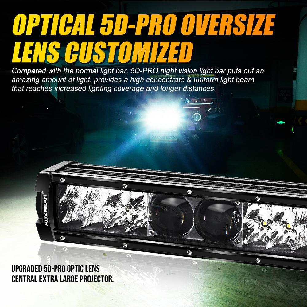 NEW 12"/22"/32"/42"/52" 5D-PRO Series Light Bars with DT Wiring Harness Kit For 2016 Ford F150 - Image 4
